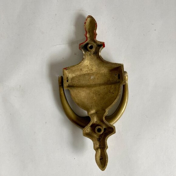 Vintage Brass Door Knocker 7.5" - Picture 4 of 5